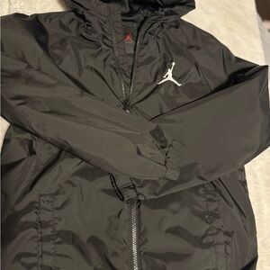 Jordan Black Windbreaker Jacket -large